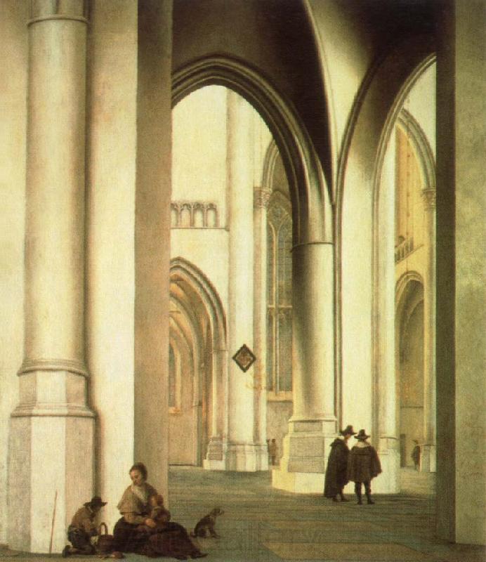 Pieter Jansz Saenredam interior of the st.bavo church,haarlem Spain oil painting art